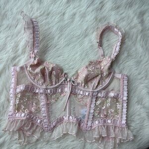 For Love and Lemon Pinkaboo Bustier